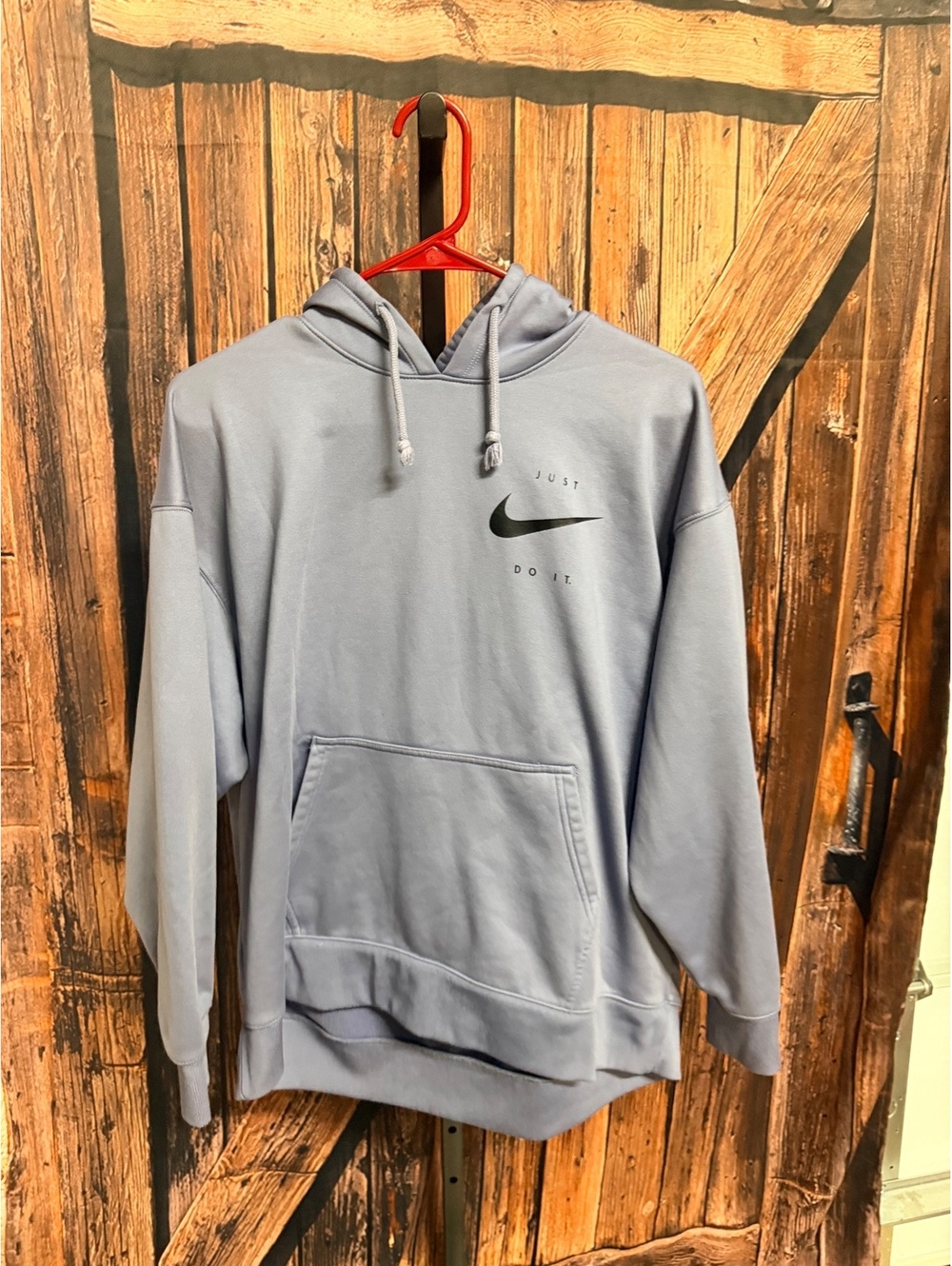 Nike Dri-FIT Light Blue Hoodie Size L